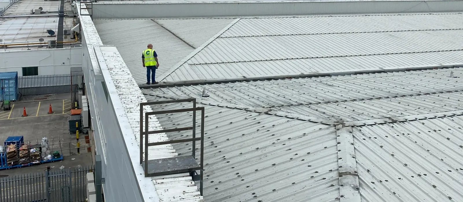 Commercial roof inspection in Davenport, IA